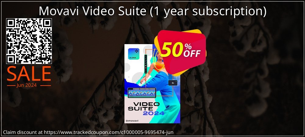 Movavi Video Suite - 1 year subscription  coupon on 	National Kissing Day sales