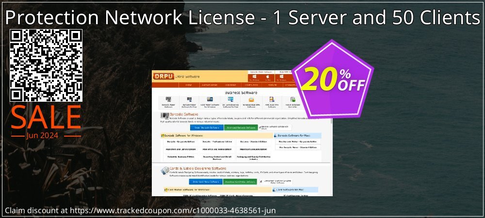 DRPU USB Protection Network License - 1 Server and 50 Clients Protection coupon on Summer sales