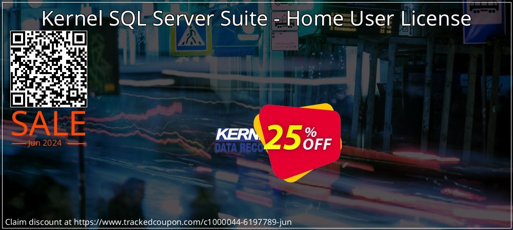Kernel SQL Server Suite - Home User License coupon on Summer super sale