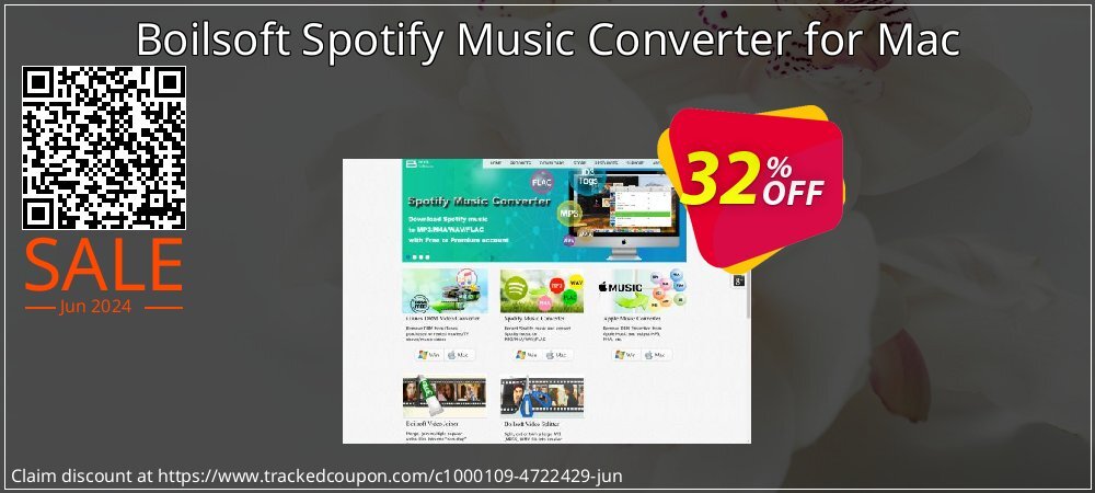 Boilsoft Spotify Music Converter for Mac coupon on World Day of Music sales