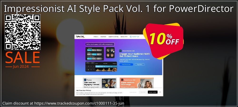 Impressionist AI Style Pack Vol. 1 for PowerDirector coupon on Nude Day promotions