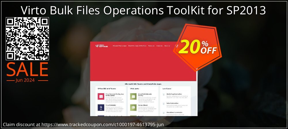 Virto Bulk Files Operations ToolKit for SP2013 coupon on National Bikini Day offering discount