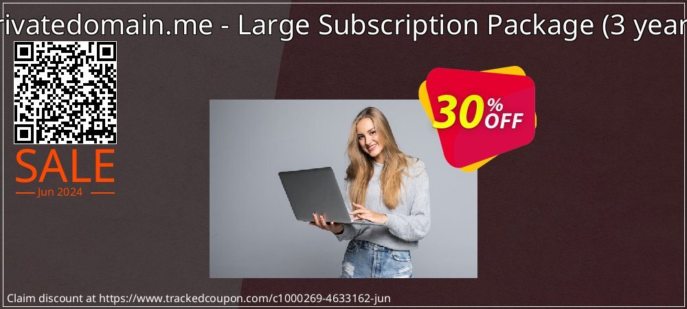 privatedomain.me - Large Subscription Package - 3 years  coupon on World Chocolate Day discount