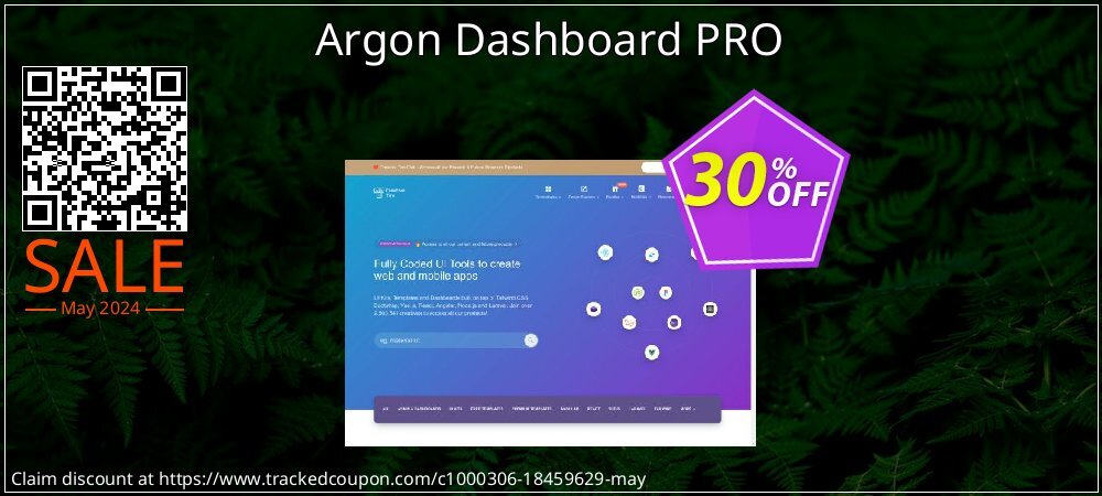 Argon Dashboard PRO coupon on Egg Day offering discount