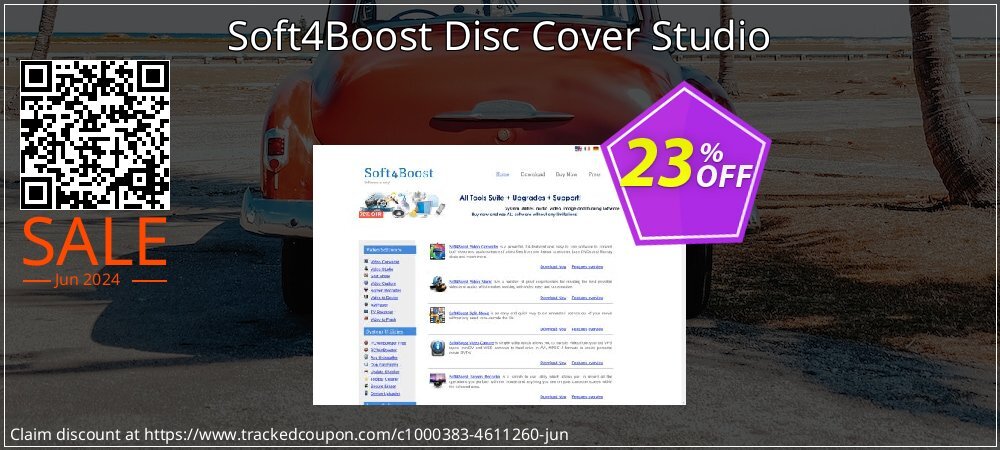Soft4Boost Disc Cover Studio coupon on American Independence Day offering discount