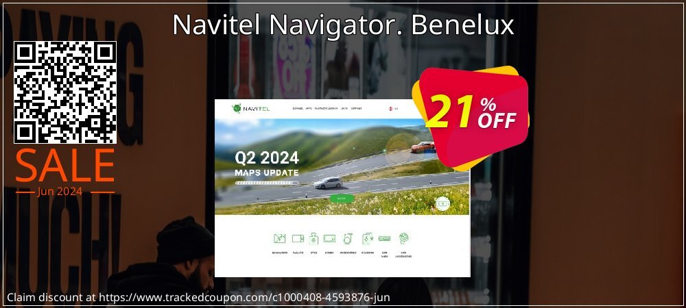 Navitel Navigator. Benelux coupon on Father's Day offering sales