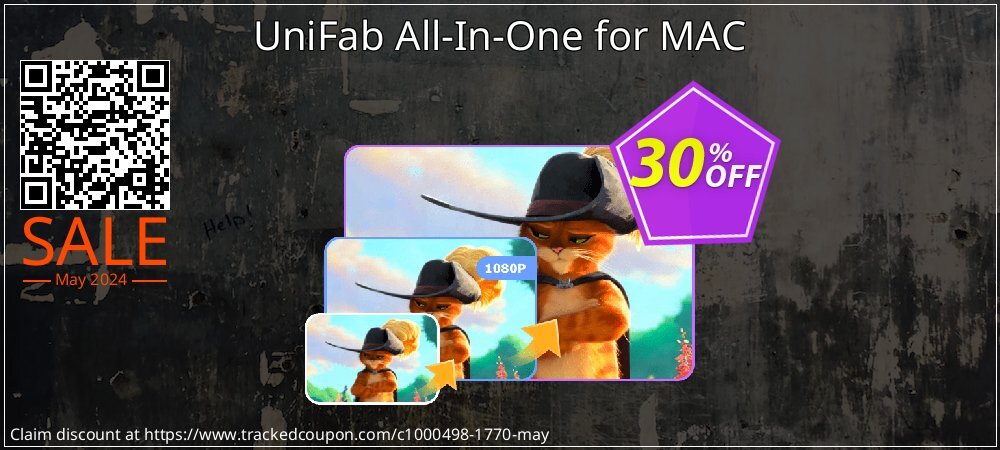 UniFab All-In-One for MAC coupon on 	National Kissing Day offering sales