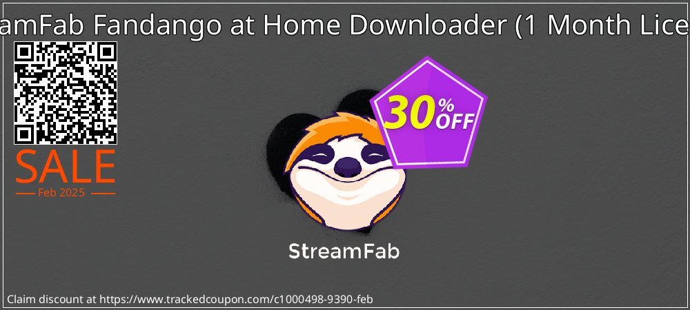 StreamFab Fandango at Home Downloader - 1 Month License  coupon on Valentine discounts