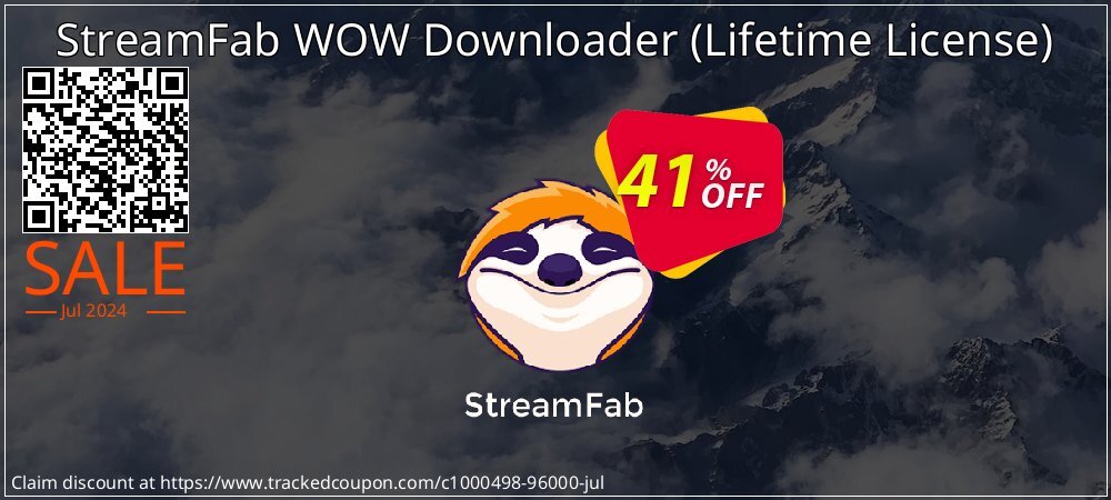 StreamFab WOW Downloader - Lifetime License  coupon on World Population Day super sale