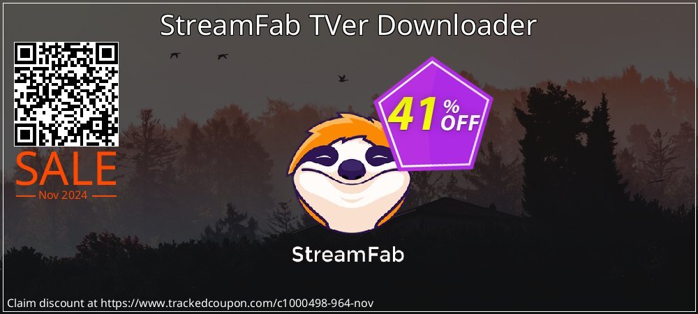 StreamFab TVer Downloader coupon on Thanksgiving offering sales