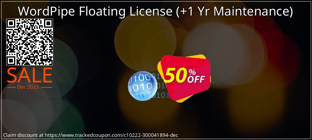 WordPipe Floating License - +1 Yr Maintenance  coupon on World Day of Music offering discount