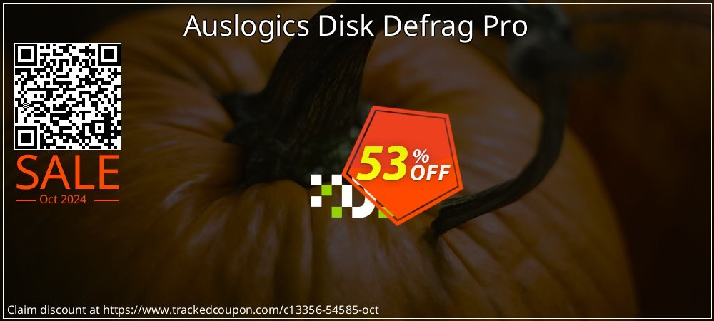 Auslogics Disk Defrag Pro coupon on National Pumpkin Day promotions