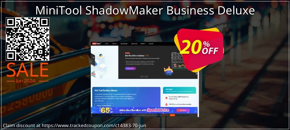MiniTool ShadowMaker Business Deluxe coupon on World Bicycle Day discount