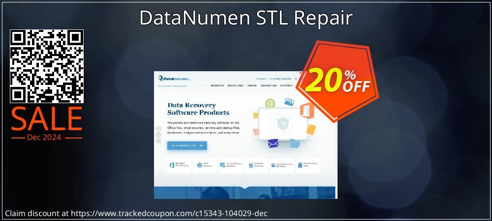 DataNumen STL Repair coupon on Christmas super sale