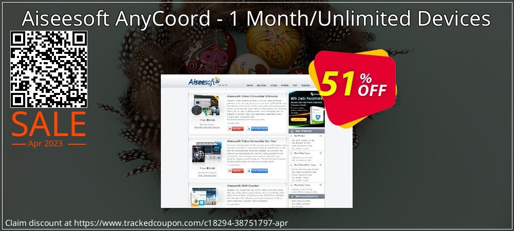 Aiseesoft AnyCoord - 1 Month/Unlimited Devices coupon on Camera Day discount