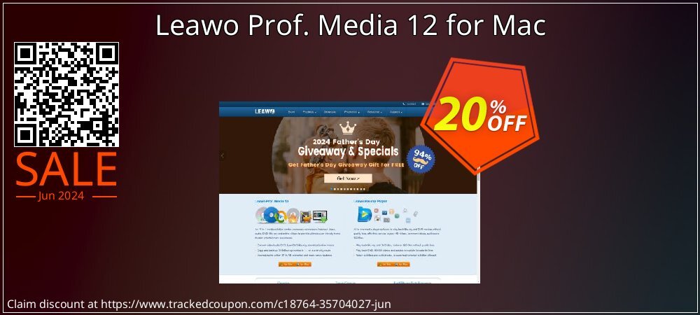 Leawo Prof. Media 12 for Mac coupon on World Bicycle Day offering discount