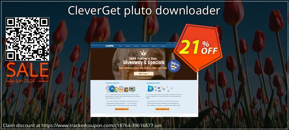 CleverGet pluto downloader coupon on Camera Day offering sales