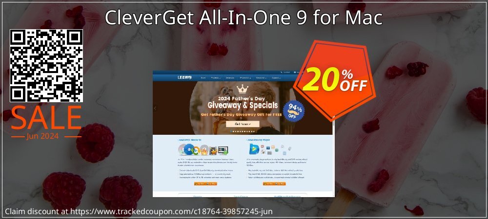 CleverGet All-In-One 9 for Mac coupon on World Day of Music deals