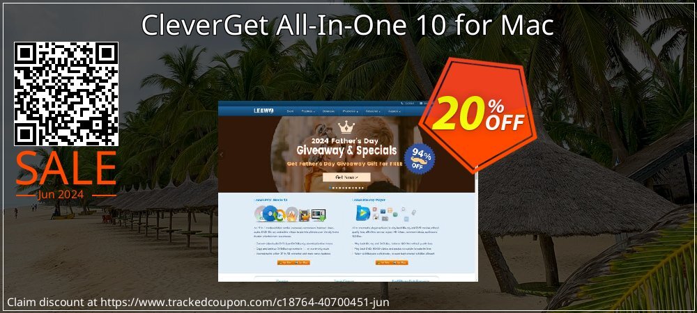 CleverGet All-In-One 10 for Mac coupon on World Day of Music super sale