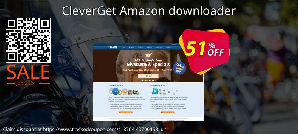 CleverGet Amazon downloader coupon on World Milk Day offering discount