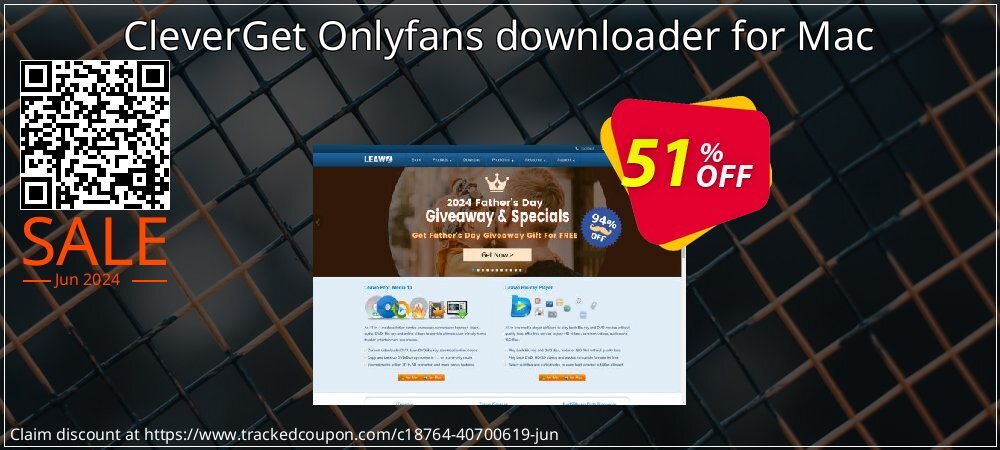 CleverGet Onlyfans downloader for Mac coupon on All Saints' Day promotions