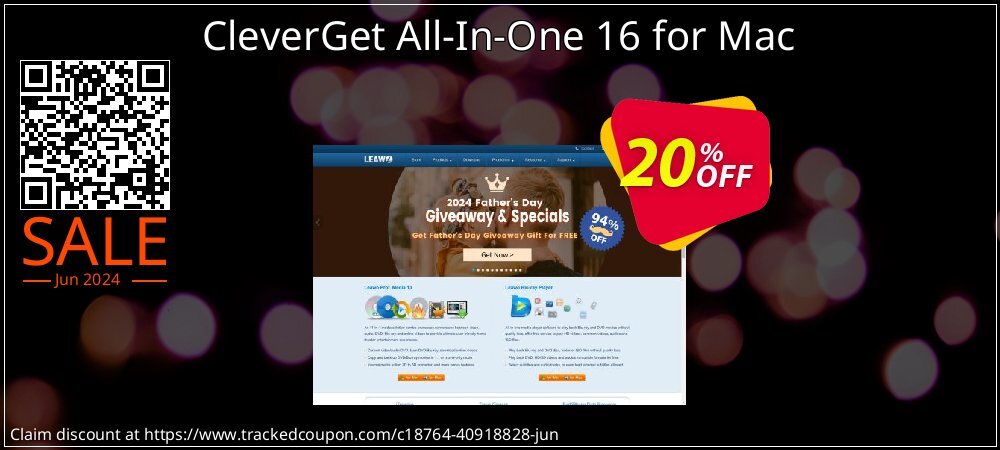 CleverGet All-In-One 16 for Mac coupon on Summer discounts