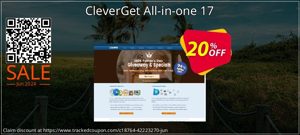 CleverGet All-in-one 17 coupon on 	National Kissing Day discounts