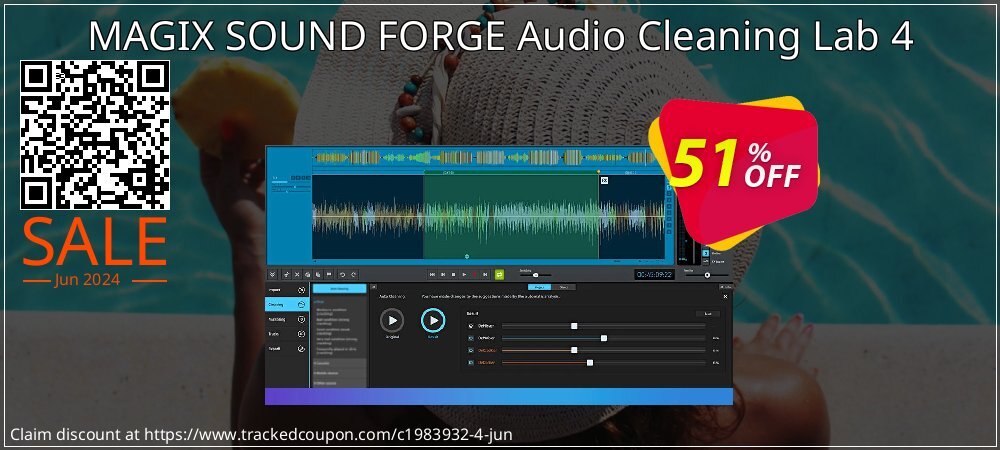 MAGIX SOUND FORGE Audio Cleaning Lab 4 coupon on World Bicycle Day discounts