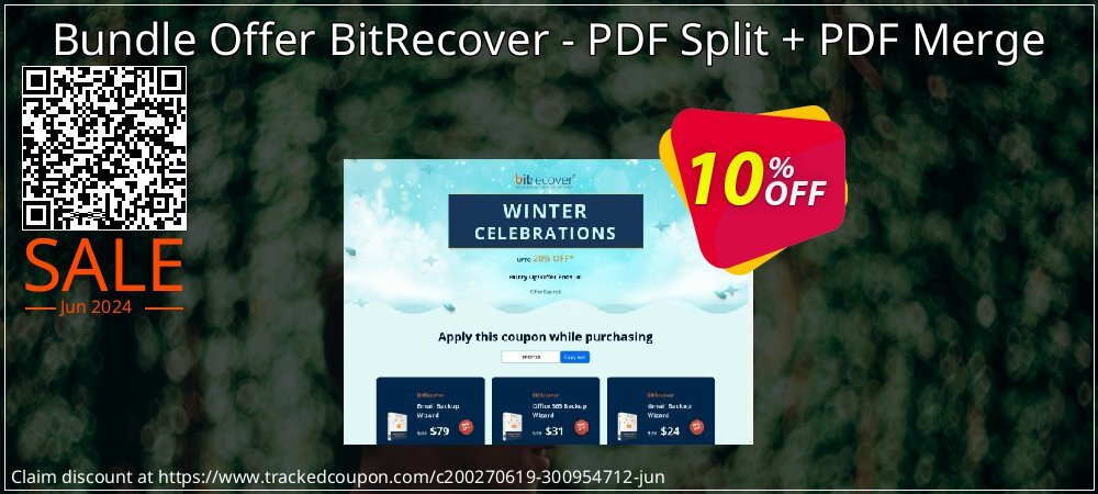 Bundle Offer BitRecover - PDF Split + PDF Merge coupon on World Oceans Day promotions