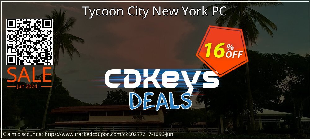 Tycoon City New York PC coupon on National Bikini Day offering discount