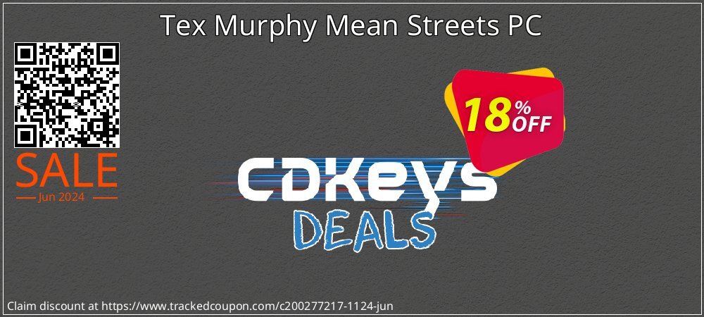 Tex Murphy Mean Streets PC coupon on National Cheese Day offering discount