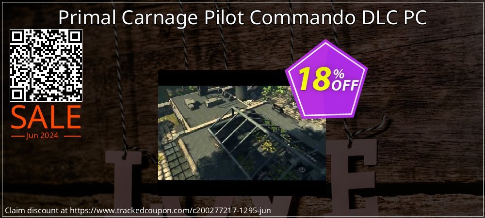Primal Carnage Pilot Commando DLC PC coupon on World UFO Day offering sales
