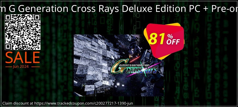 SD Gundam G Generation Cross Rays Deluxe Edition PC + Pre-order Bonus coupon on Nude Day deals
