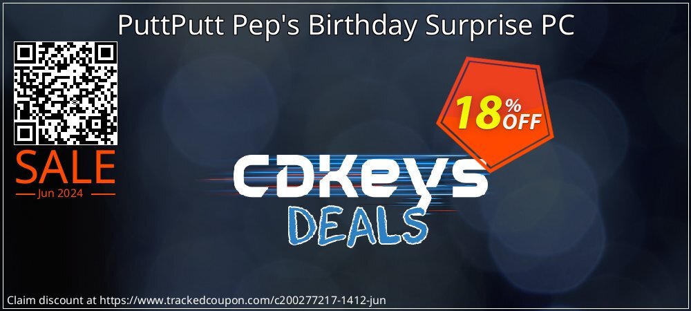 PuttPutt Pep's Birthday Surprise PC coupon on World UFO Day offering sales
