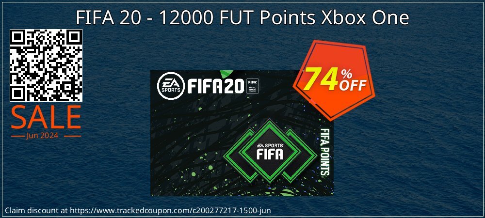 FIFA 20 - 12000 FUT Points Xbox One coupon on American Independence Day discount