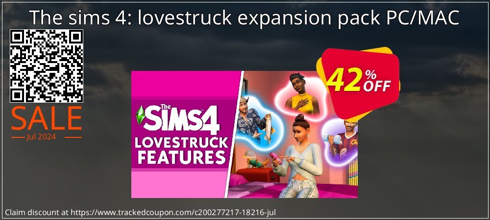 The sims 4: lovestruck expansion pack PC/MAC coupon on Tattoo Day super sale