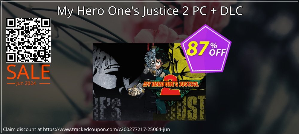 My Hero One's Justice 2 PC + DLC coupon on World Bicycle Day offering discount