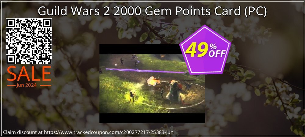 Guild Wars 2 2000 Gem Points Card - PC  coupon on Summer promotions