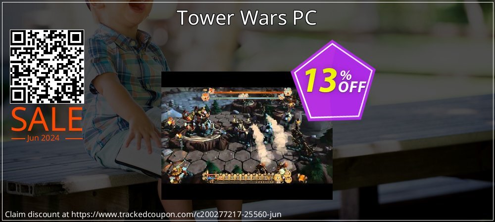 Tower Wars PC coupon on World Oceans Day offering sales
