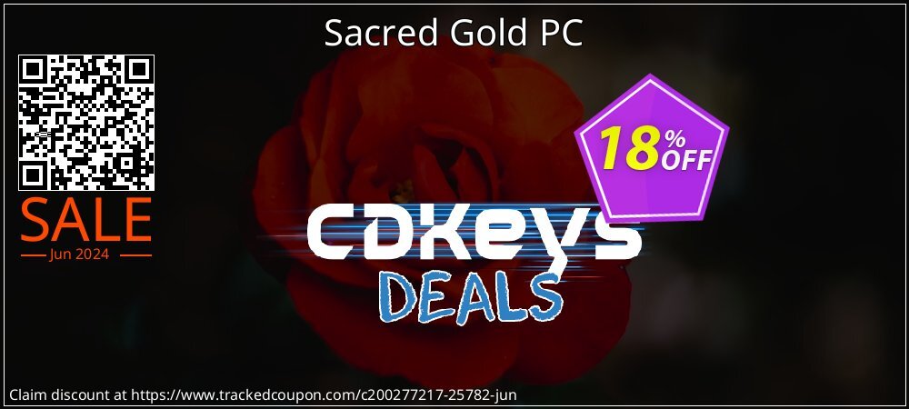 Sacred Gold PC coupon on 	National Kissing Day offer
