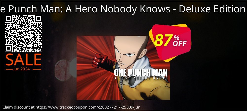 One Punch Man: A Hero Nobody Knows - Deluxe Edition PC coupon on Father's Day offering sales