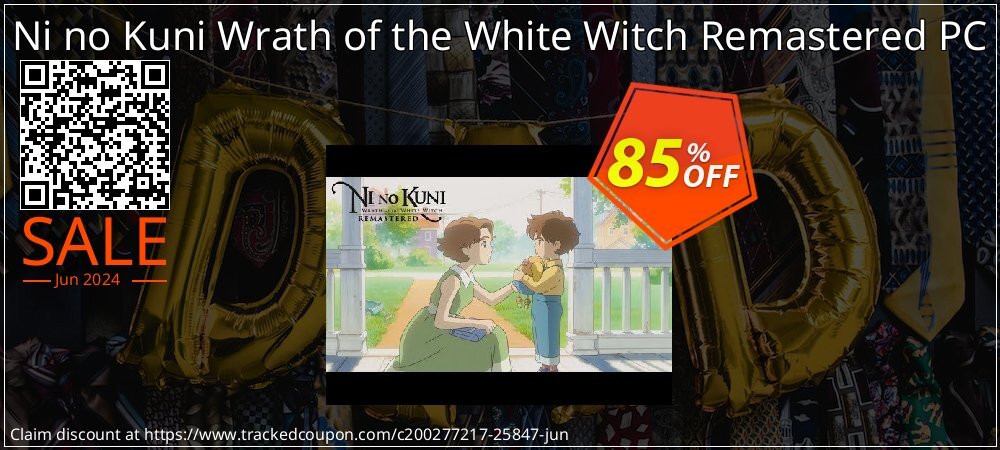 Ni no Kuni Wrath of the White Witch Remastered PC coupon on 	National Kissing Day offering discount