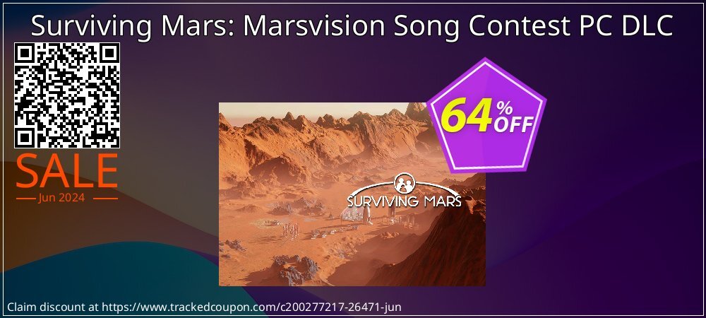 Surviving Mars: Marsvision Song Contest PC DLC coupon on 	National Kissing Day discounts