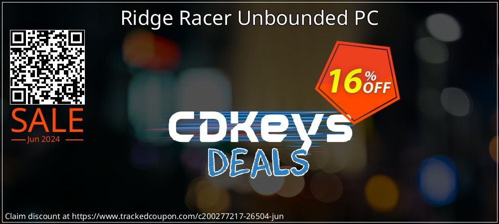 Ridge Racer Unbounded PC coupon on World Bicycle Day offering discount
