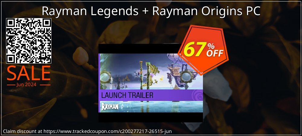 Rayman Legends + Rayman Origins PC coupon on Father's Day super sale