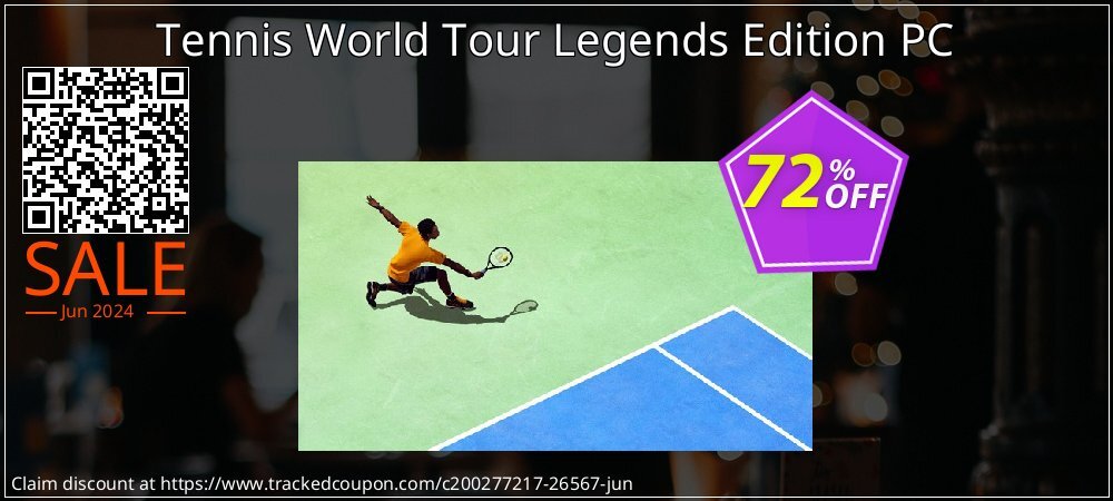 Tennis World Tour Legends Edition PC coupon on Father's Day offering discount