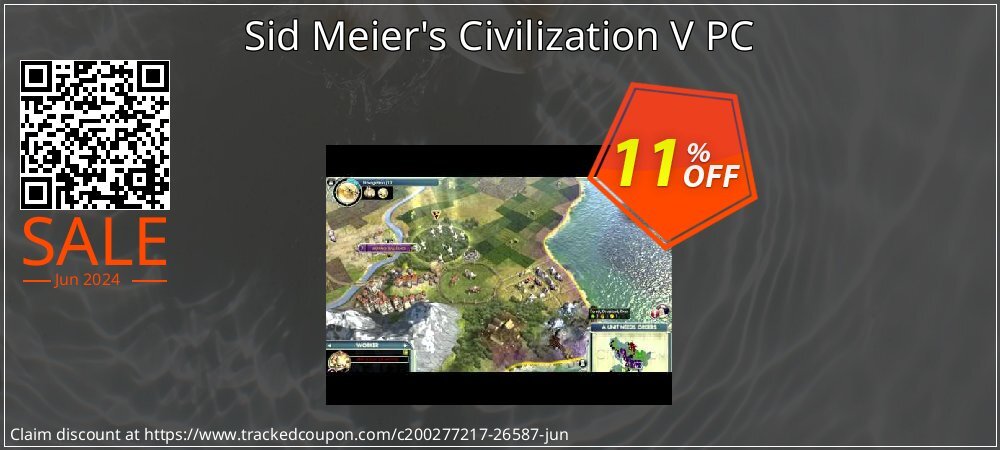 Sid Meier's Civilization V PC coupon on World Oceans Day super sale