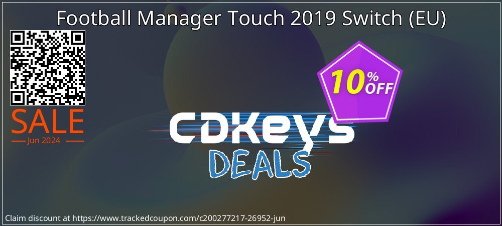 Football Manager Touch 2019 Switch - EU  coupon on 	National Kissing Day offer