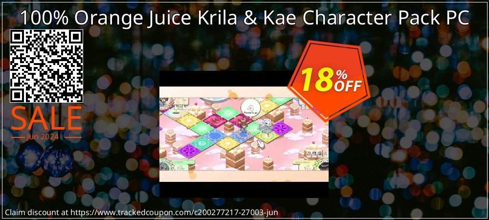 100% Orange Juice Krila & Kae Character Pack PC coupon on World Oceans Day promotions
