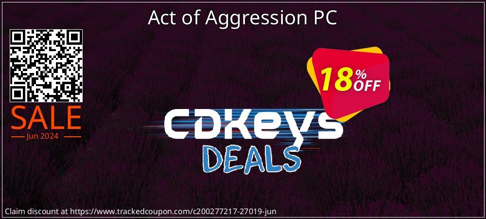 Act of Aggression PC coupon on Hug Holiday super sale